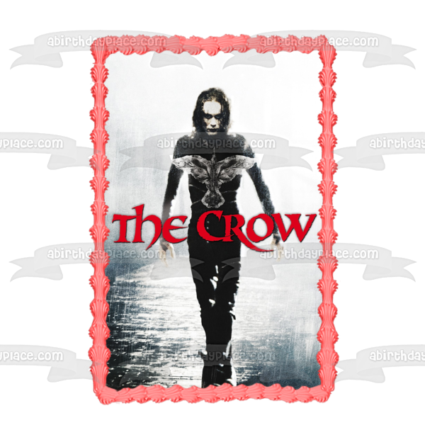 The Crow Eric Draven Brandon Lee Classic Movie Poster Edible Cake Topper Image ABPID52868 For Discount