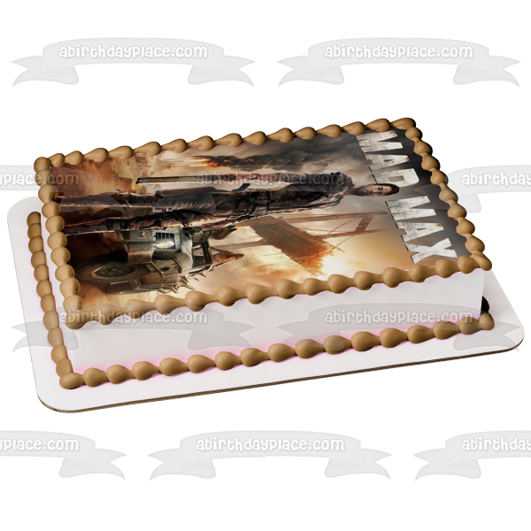 Mad Max Video Game Poster Edible Cake Topper Image ABPID52840 For Sale