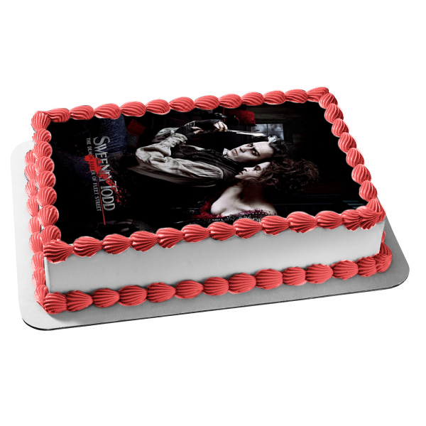 Sweeney Todd Musical Horror Movie Poster Mrs. Lovett Edible Cake Topper Image ABPID52964 Online