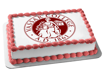 Vassar College A.D. 1861 Women s Ivy League Edible Cake Topper Image ABPID52852 on Sale