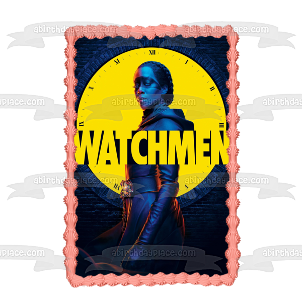 Watchmen TV Show Hbo Series Poster Sister Night Edible Cake Topper Image ABPID52881 Supply