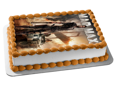 Mad Max Video Game Poster Edible Cake Topper Image ABPID52840 For Sale