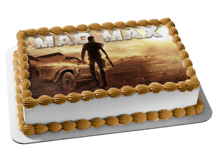 Mad Max Video Game Poster Edible Cake Topper Image ABPID52841 Cheap