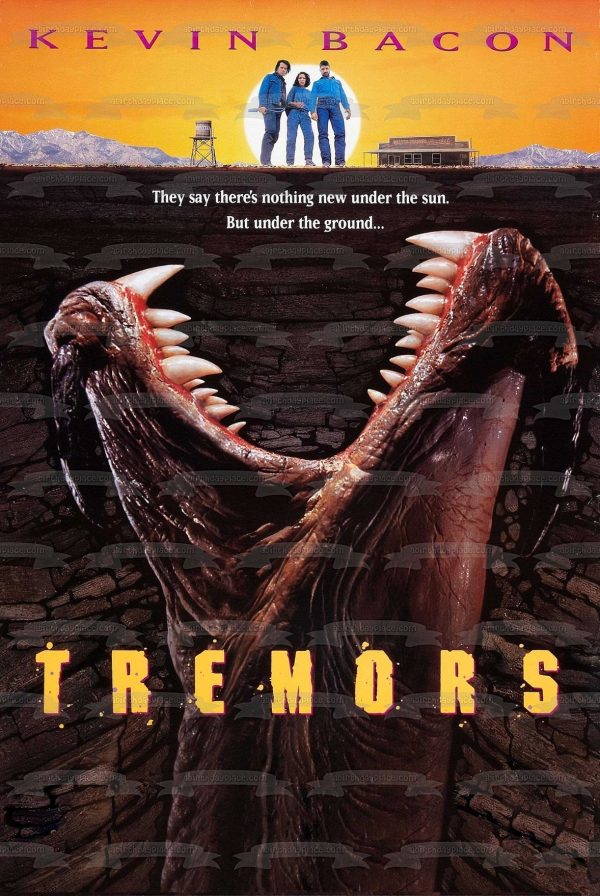 Tremors Movie Poster Edible Cake Topper Image ABPID52959 Cheap