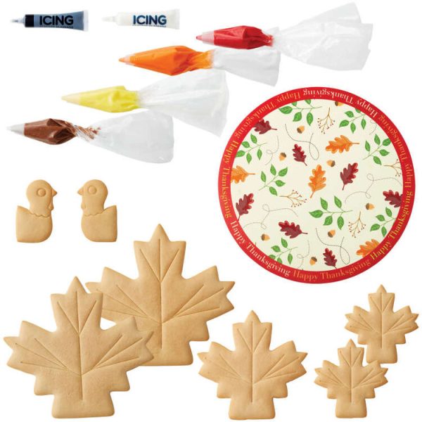 Build It Yourself Turkey Centerpiece Vanilla Cookie Decorating Kit on Sale