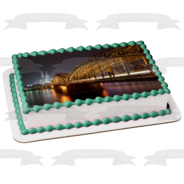 Skyscanner Bridge Germany Edible Cake Topper Image ABPID52920 Sale