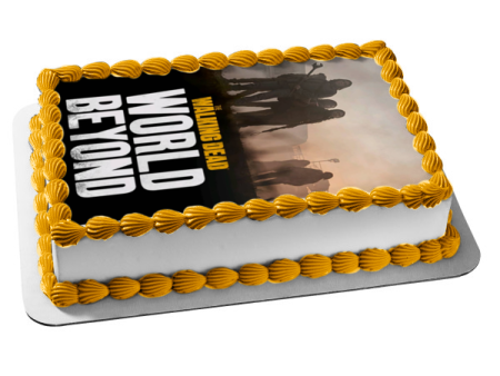 Walking Dead World Beyond Zombie TV Poster Edible Cake Topper Image ABPID52812 Online Hot Sale