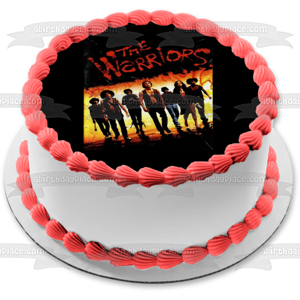 The Warriors Classic Film Poster Edible Cake Topper Image ABPID52856 Discount