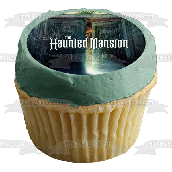 Disney the Haunted Mansion Movie Door Edible Cake Topper Image ABPID52963 Supply