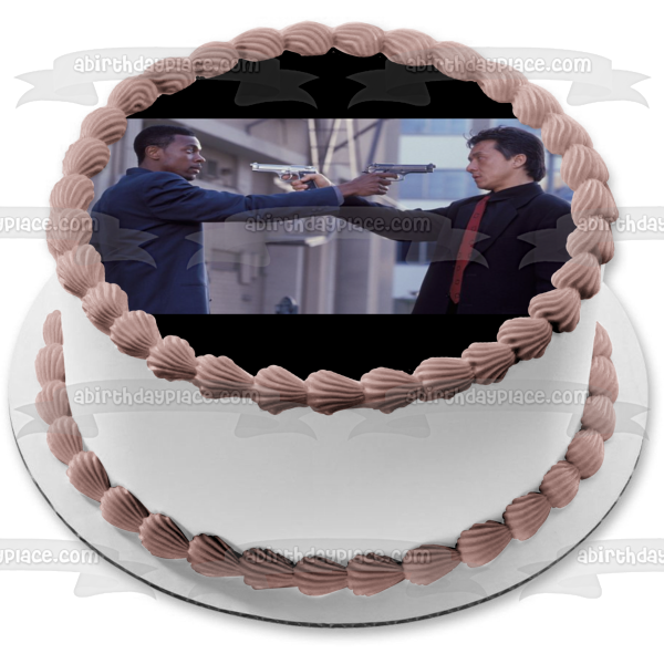 Rush Hour Detective James Carter Detective Inspector Lee Edible Cake Topper Image ABPID52822 Online