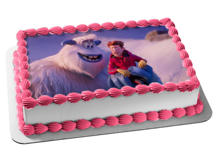 Smallfoot Yetti Snowman Movie Migo Percy Edible Cake Topper Image ABPID52975 For Discount