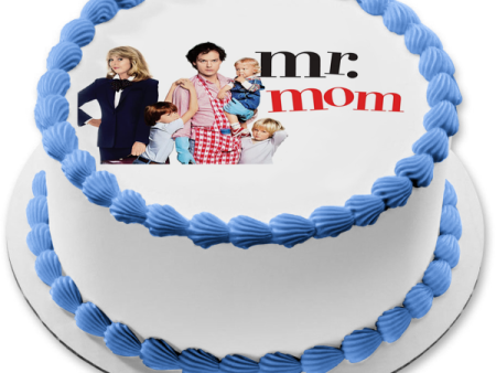 Mr. Mom Movie Poster Jack and Kids Edible Cake Topper Image ABPID52980 Cheap