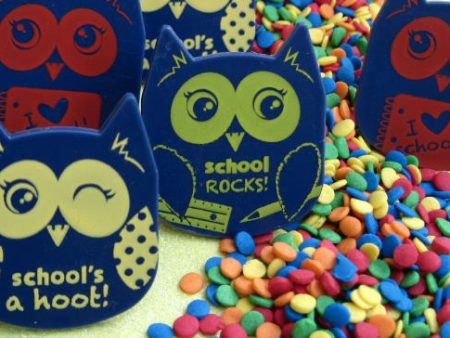 School s A Hoot Cupcake Rings (12 pieces) Sale