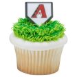 MLB® Home Plate Team Logo Cupcake Rings - Arizona Diamondbacks (12 pieces) For Sale