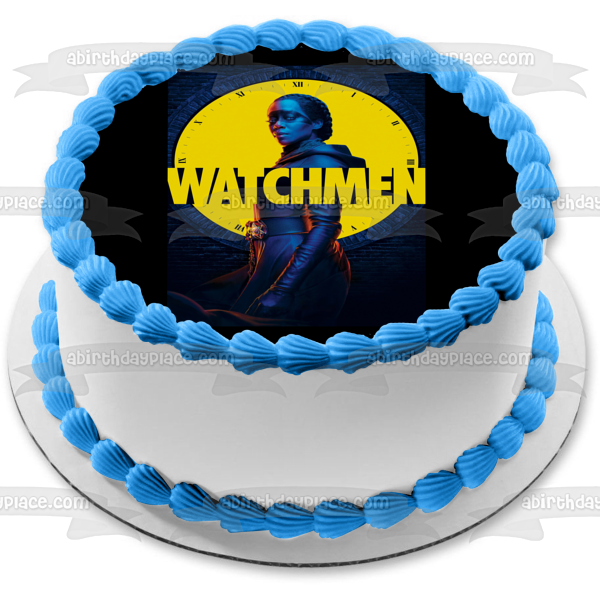 Watchmen TV Show Hbo Series Poster Sister Night Edible Cake Topper Image ABPID52881 Supply