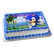 Sonic the Hedgehog Sega Island Video Game Edible Cake Topper Image ABPID52903 Online Sale