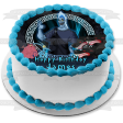 Disney Hercules Hades Cerberus Pain and Panic Happy Birthday Your Personalized Name Edible Cake Topper Image ABPID52842 Supply