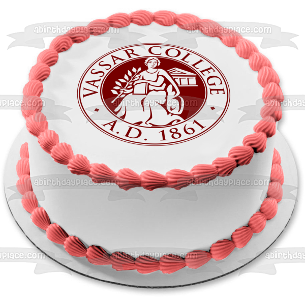 Vassar College A.D. 1861 Women s Ivy League Edible Cake Topper Image ABPID52852 on Sale