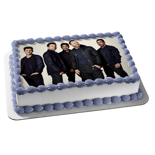 New Kids on the Block Music Band Donny Jordan Jonathan Joey Danny Edible Cake Topper Image ABPID53025 Hot on Sale