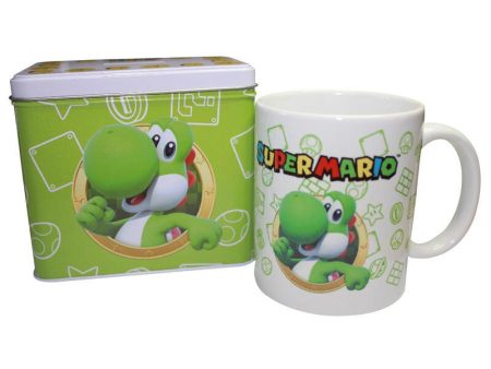 Hucha + Taza Yoshi Super Mario Bros Nintendo Cheap