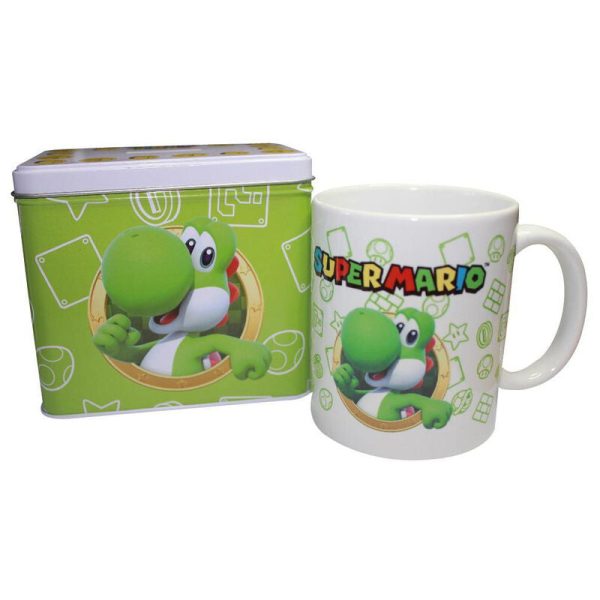 Hucha + Taza Yoshi Super Mario Bros Nintendo Cheap