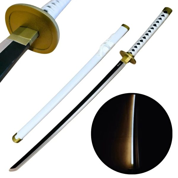 Katana Wado Ichimonji de Zoro de One Piece de bambu con luces led S6052 Discount