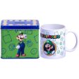 Hucha + Taza Luigi Super Mario Bros Nintendo Online now