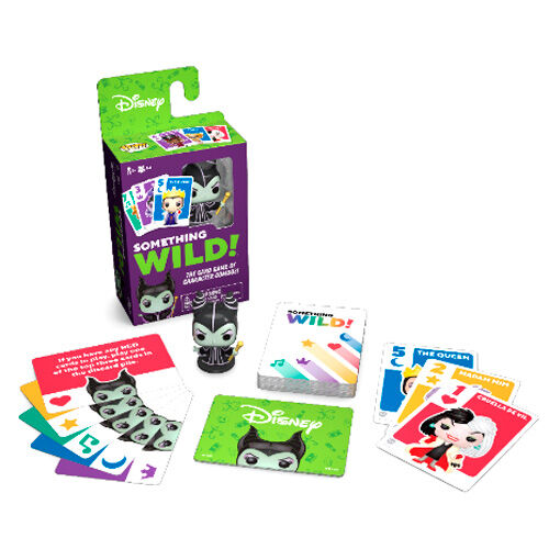 Juego Cartas Something Wild! Villanas Disney Aleman   Español   Italiano For Sale