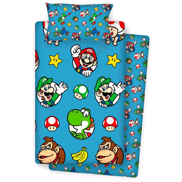 Juego Sabanas Super Mario Bros 90Cm For Sale