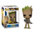 Figura Pop Marvel Avengers Infinity War Teen Groot With Gun Supply