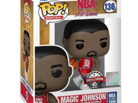 Figura Pop Nba Legends Magic Johnson Exclusive Fashion