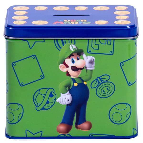 Hucha + Taza Luigi Super Mario Bros Nintendo Online now