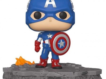 Figura Pop Marvel Avengers Captain America Assemble Exclusive For Sale