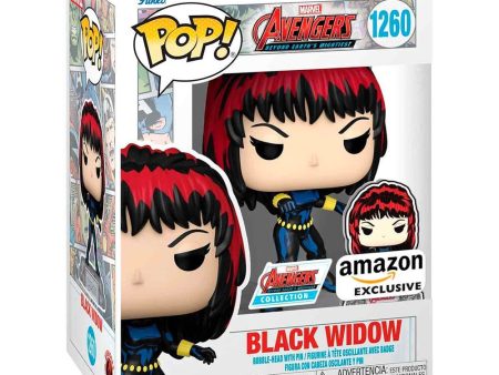 Figura Pop Marvel Avengers 60Th Anniversary Comic Black Widow With Pin Exclusive on Sale