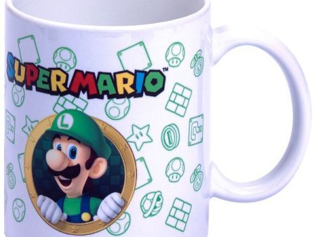 Hucha + Taza Luigi Super Mario Bros Nintendo Online now