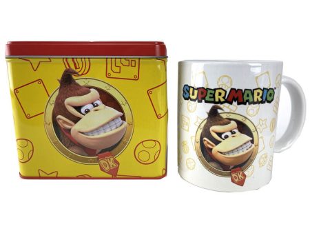 Hucha + Taza Donkey Kong Super Mario Bros Nintendo Online now