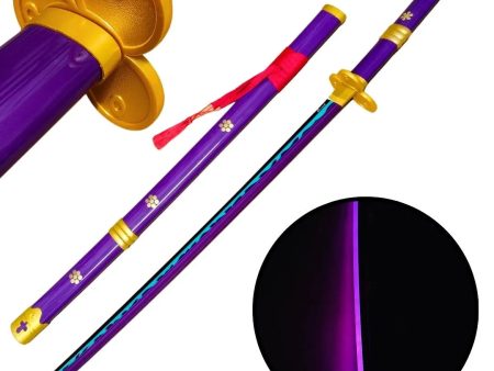 Katana Enma de Zoro de One Piece de bambú con Led S6054 Discount