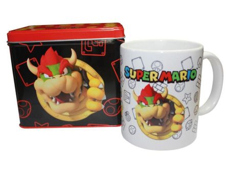 Hucha + Taza Bowser Super Mario Bros Nintendo Online now