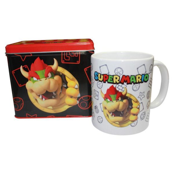 Hucha + Taza Bowser Super Mario Bros Nintendo Online now