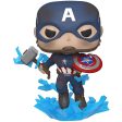 Figura Pop Marvel Avengers Endgame Captain America With Broken Shield & Mjolnir Hot on Sale