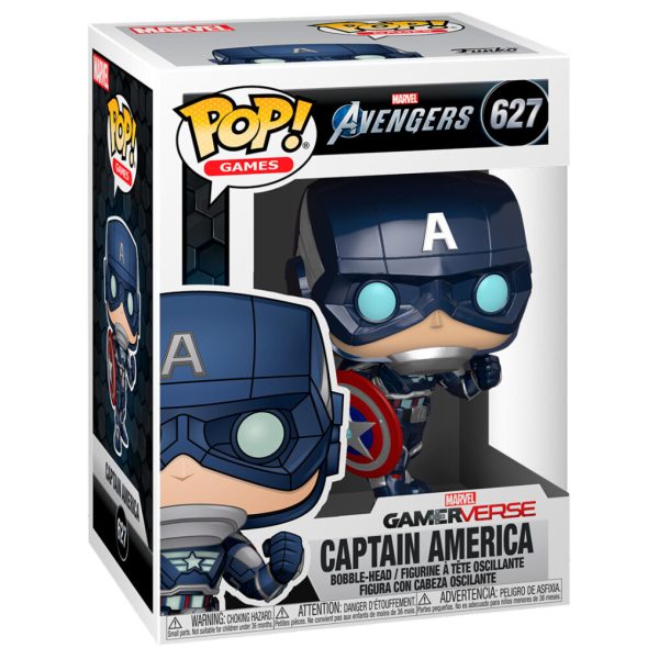 Figura Pop Marvel Avengers Game Captain America Stark Tech Suit Online