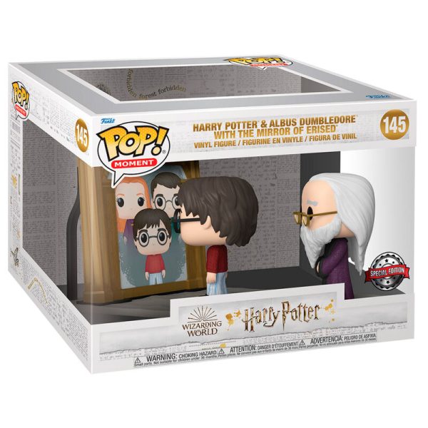 Figura Pop Moment Harry Potter - Harry Potter & Albus Dumbledore The Mirror Of Erised Exclusive Fashion