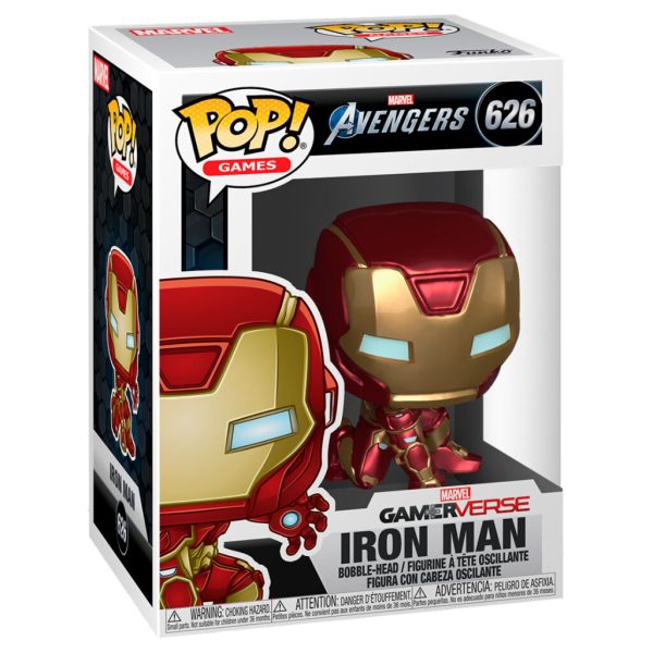 Figura Pop Marvel Avengers Game Iron Man Stark Tech Suit Online Sale