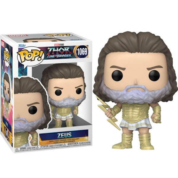 Figura Pop Marvel Thor Love And Thunder Zeus Online Sale