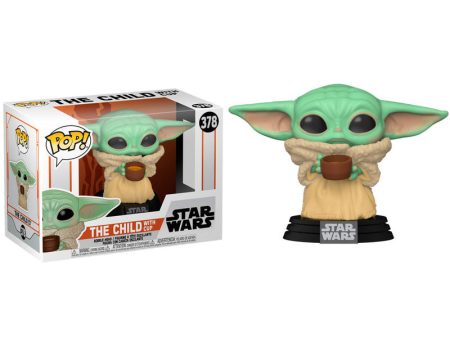 Funko Pop Star Wars Mandalorian The Child With Cup Online