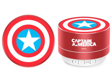 Altavoz Portatil Inalambrico Capitan America Marvel For Cheap