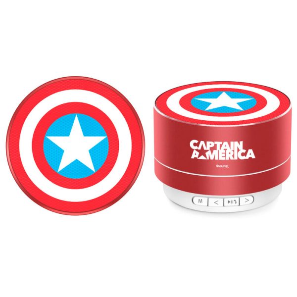 Altavoz Portatil Inalambrico Capitan America Marvel For Cheap