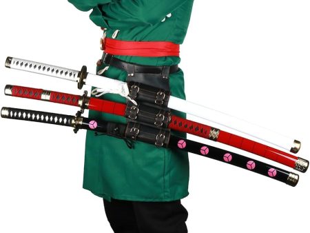 Porta katanas o tahali de Zoro One piece con cinturón sh192-3 Hot on Sale