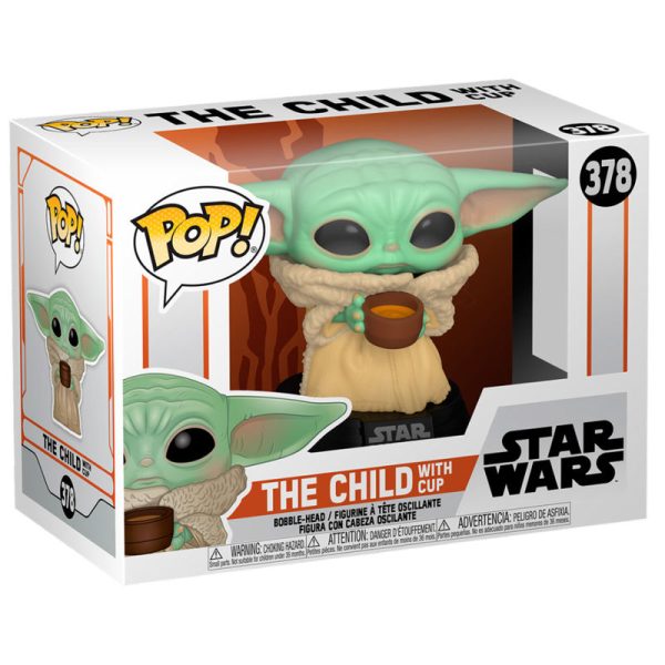 Funko Pop Star Wars Mandalorian The Child With Cup Online