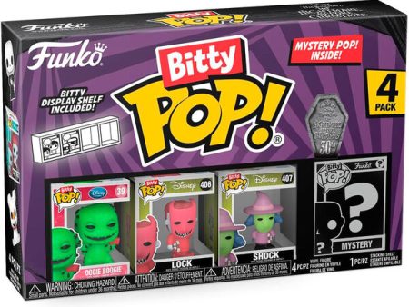 Blister 4 Figuras Bitty Pop Disney Pesadilla Antes De Navidad Oogie Boogie Online Sale